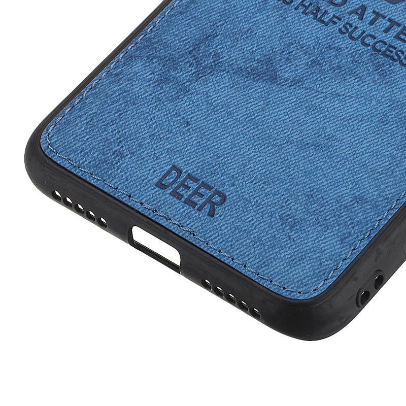BAKEEY Deer Shockproof Anti-Scratch Cloth&TPU Protective Case For Xiaomi Redmi 7 / Redmi Y3