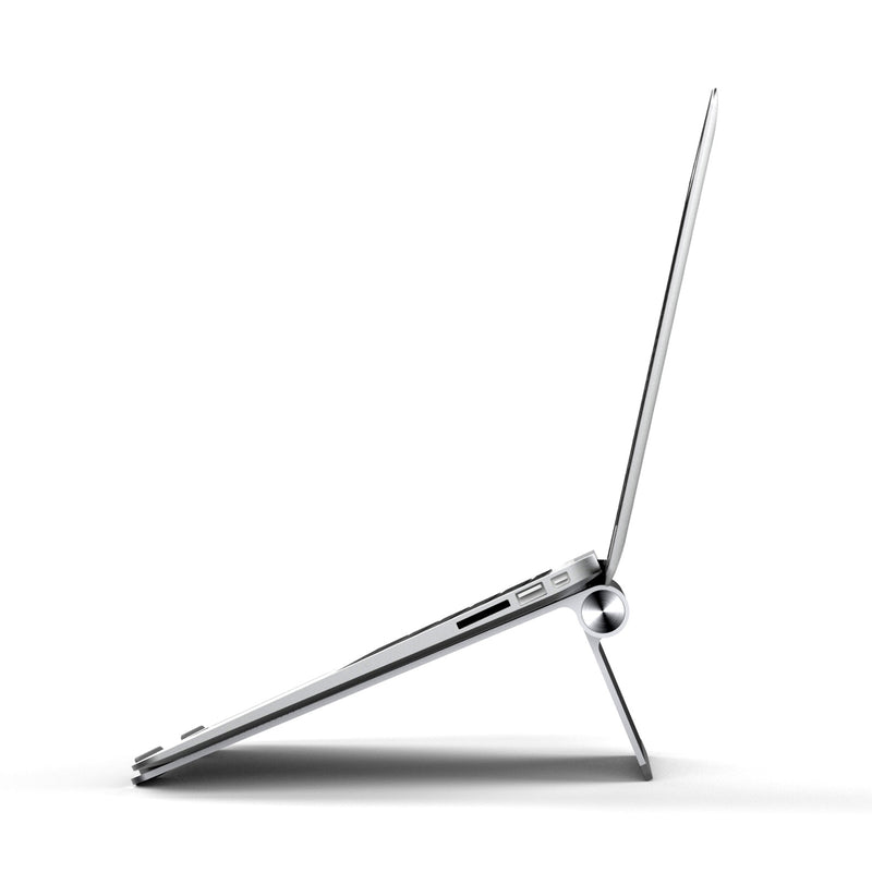 UPERGO AP-1L Foldable Laptop Stand Metal Aluminum Alloy Laptop Bracket Adjustable Lifting Riser Portable Cooling Pad for 11-17 inch Laptops