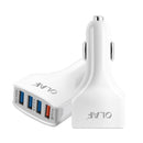 OLAF Quick Charge 3.0 4 Ports USB Car Charger for Samsung S9 S8 Plus Xiaomi Huawei
