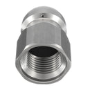 3/8 1/2 Inch F Pressure Washer Drain Sewer Clean Pipe Jetter Rotary Nozzle 5 Jet