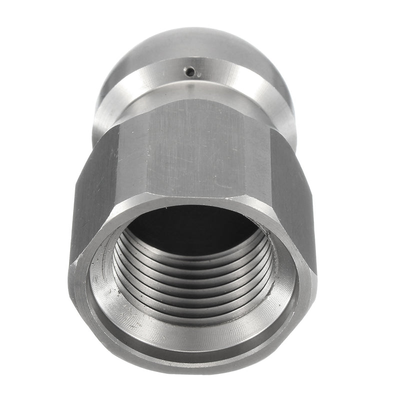 3/8 1/2 Inch F Pressure Washer Drain Sewer Clean Pipe Jetter Rotary Nozzle 5 Jet
