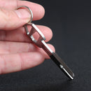 IPRee 3 In 1 EDC Pocket Key Tool Stainless Steel Bottle Opener Rope Cutter Combination Kit