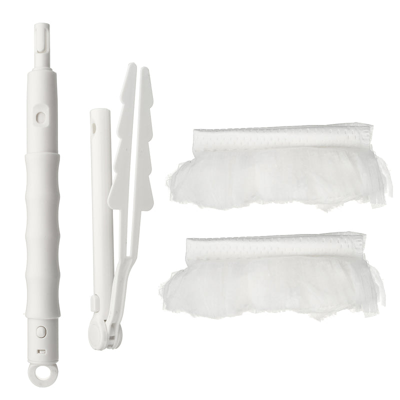 Telescopic Handle Cleaner Microfibre Mop Floor Cleaning Brush Extendable Sweeper House Wet Dry Duster 270 Rotate