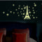 Luminous Eiffel Tower Wall Stickers Glow In Darkness Home Room Window Wall Decor