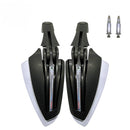 Pair 20mm Universal Motorcycle Handguard With LED White Yellow Turning lights
