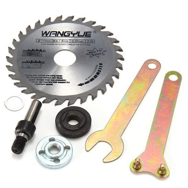 6pcs 10mm Connecting Rod Set with Wrench and Saw Blade For Angle Grinder