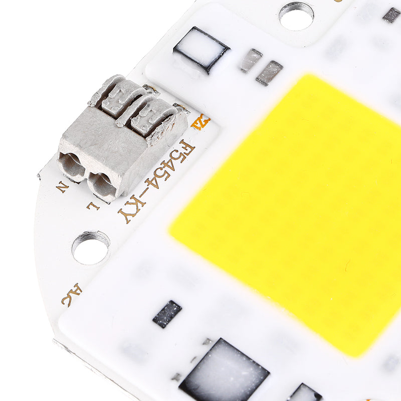 LUSTREON 50W LED COB Bead Light DIY Lamp Chip for Floodlight AC100-260V