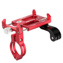 GUB G-88 Mountain Bike Aluminum Alloy Phone Holder 3.5-6.2 Inch Cell Phone Mount Telescopic Bracket