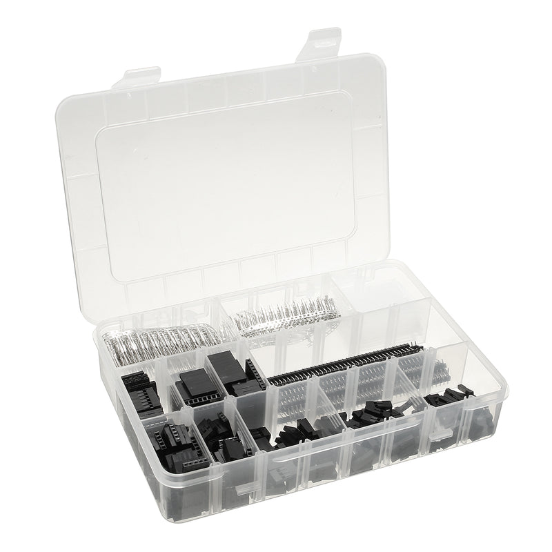 Geekcreit 1450pcs 2.54mm Male Female Dupont Wire Jumper With Pin Header Connector Housing Kit