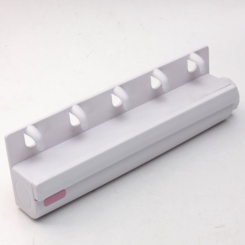 18m Wall Mounted Washing Clothes Laundry 5 line Airer Dryer Retractable Cloth Hanger