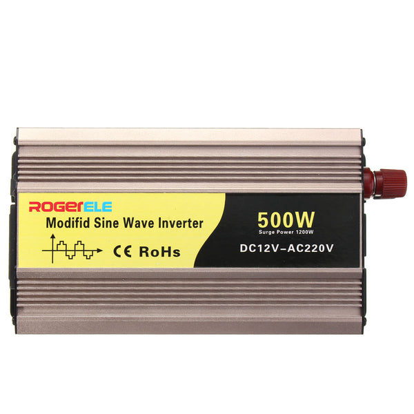 500W DC12V to AC220V Pure Sine Wave Solar Power Inverter Circuits Off Grid for Home Car