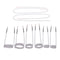 8 Pcs Inter Changeable Long Inductance Coil Kit For Magnetic Induction Heating Module Heater Mini Ductor