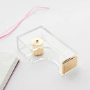 Miwoo M029 Transparent Acrylic Tape Cutter Stationery for School Office Desktop
