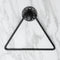 Wall Mounted Towel Holder Triangle Metal Bathroom Kitchen Hand Towel Rack