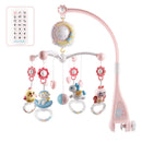 59cm x 23.5cm 3 x AA Batteries Bed Bell Remote Control Music Box Help Sleep Exercise Baby's Hand-eye Coordination