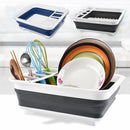 Kitchen Collapsible Dish Drainer Rack Basket Tableware Holder Fruit Organizer Storage Container