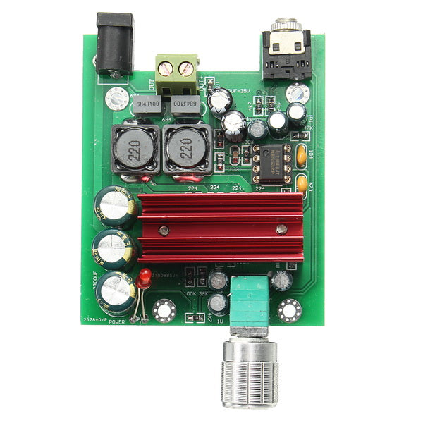TPA3116 D2 8-25VDC 100W Mono Subwoofer Digital Amplifier Board NE5532 OPAMP