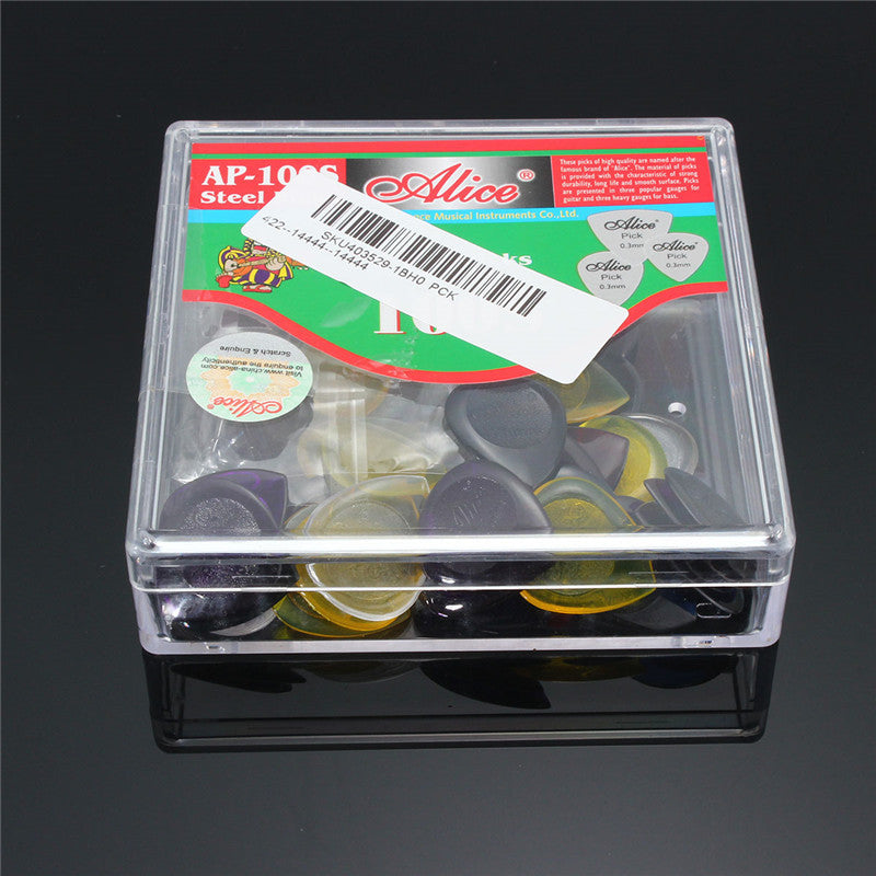 40pcs Acoustic Electric Guitar Picks with Box