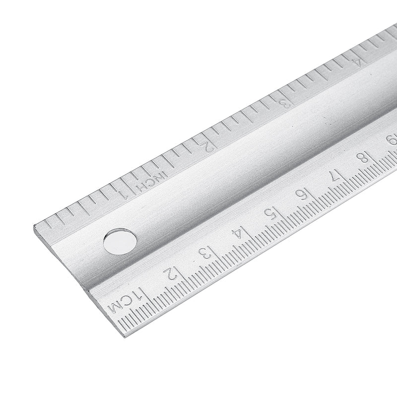 Mytec 300mm 90 Degree Angle Ruler Aluminum Alloy Square Marking Gauge Protractor Carpenter Measuring Tools Metric British with Bubble Level Metric