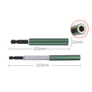 Drillpro 5pcs 100mm Flexible Screwdriver Bit Holder 1/4 Inch Hex Magnetic Extension Holder for Electric Drill