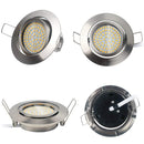 LUSTREON 3.5W 68 LED Round LED Ceiling Light Non-dimmable Recessed Downlight Spotlight AC220-240V