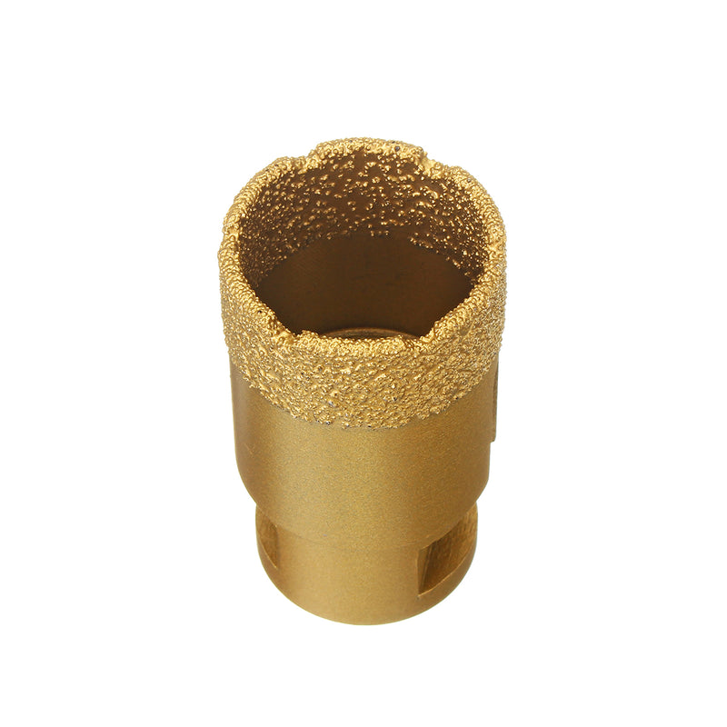35mm Diamond Drill Core Bit Vacuum Brazed Hole Saw Cutter M14 Thread Granite Marble Gauge for Angle Grinder