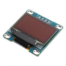 3Pcs 0.96 Inch 4Pin IIC I2C SSD136 128x64 DC 3V-5V Blue OLED Display Module For