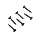 Suleve M3.5CP5 1000Pcs M3.5 Cross Black Recessed Flat Head Self Tapping Ash Phosphorus Drywall Metric Threaded Wood Screw Nail Bolt