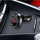 USAMS 3.1A Dual USB Digital Display bluetooth FM Transmitter MP3 Player Fast Charging Car Charger For iPhone XS 11 Pro Huawei P30 Xiaomi Mi9