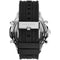 WEIDE 6406 Dual Display Digital Watch Calendar Alarm Luminous Watch Silver Case Men Sport Watch
