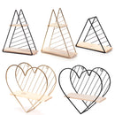 Retro Wall Mounted Hanging Iron Frame Bracket Wooden Industrial Style Storage Shelf Rack