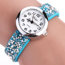 DUOYA DY005 Retro Style Ladies Bracelet Watch Gift Leather Strap Quartz Watches