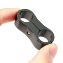 4pcs 13MM AN -6 SS Braided Tubing Clip Hose Clamp Fitting Adapter