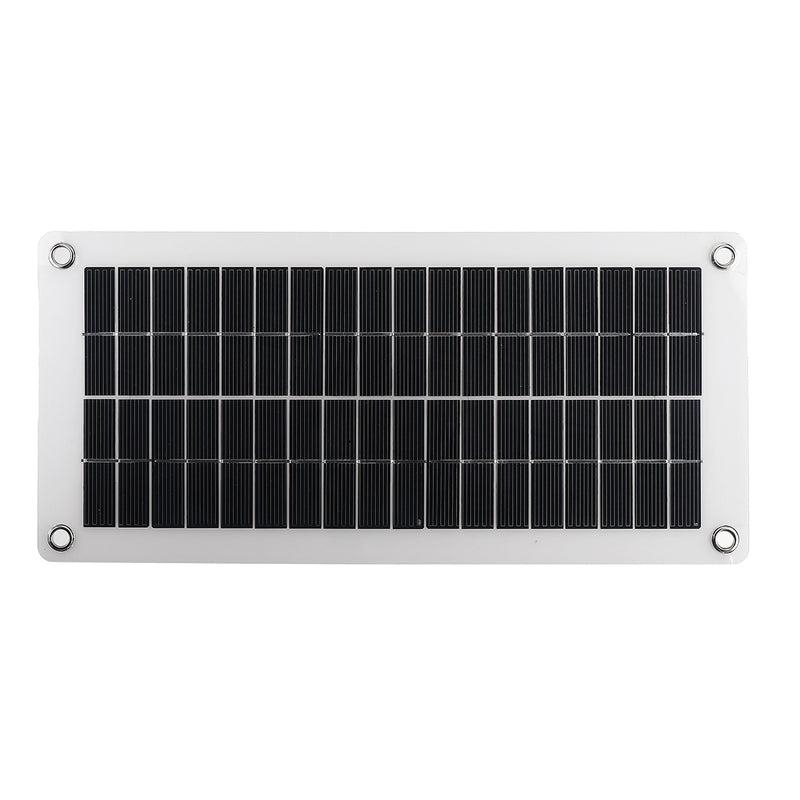 Mono Solar Panel Waterproof DC USB Monocrystaline Flexible Solar Charger Power Bank Outdoor Camping Hiking Battery Charger