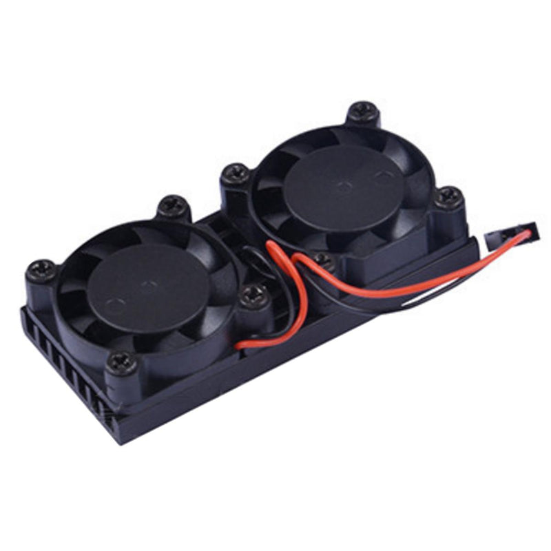 Ultimate Dual Cooling Fan +  Aluminum Heatsink + Copper Heatsink + Thermal Tape Kit For Raspberry Pi 3B+ /3B/2B/B+