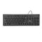 Rii RK907 104 Keys Ultra - Thin USB Wired Desktop Computer Keyboard