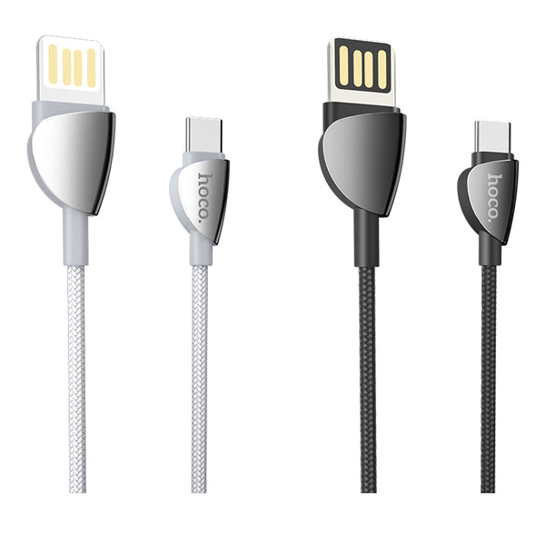 HOCO U62 Type C Data Sync Charging Cable for Tablet Smartphone 1.2M