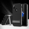 Rock Kickstand Fingerprint Resistant Textured Case For iPhone X