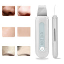 Ultrasonic Vibration Ion Facial Skin Scrubber Spatula 4 Modes LED USB Rechargeable Face Extractor Peeling Deep Cleaning Tool Cleaner