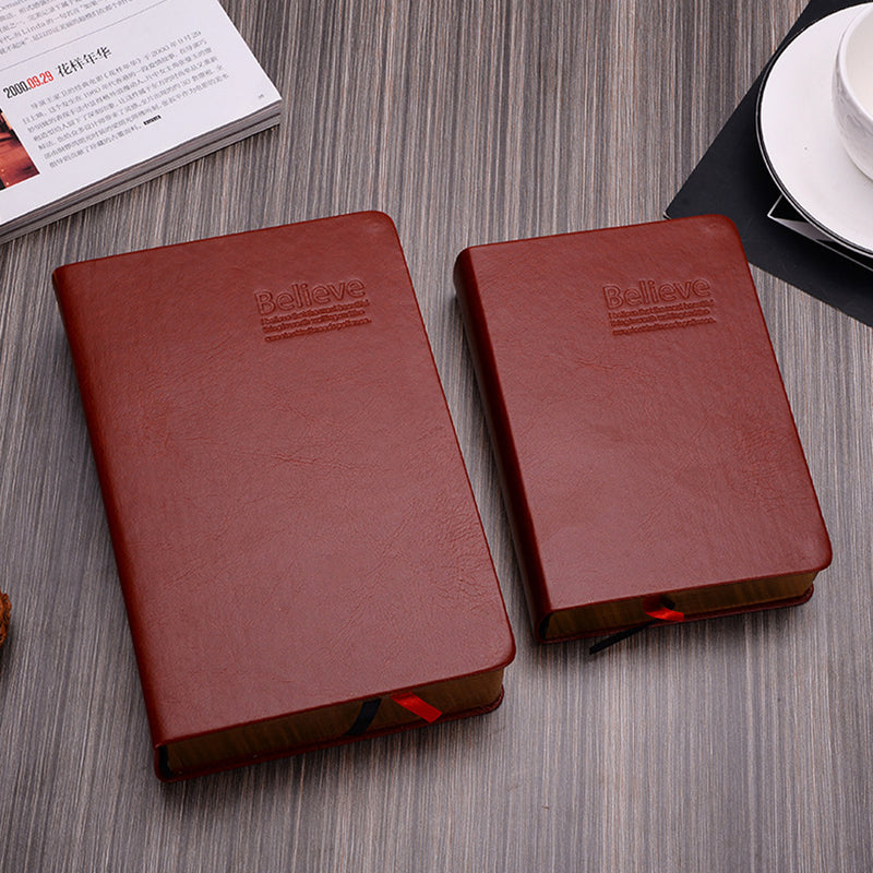 1 Piece Large Thicken Bible Journal Diary Notebook Leather Cover Notepad Stationery