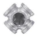 1/2" 3/4" 1" 5 Way Pipe Fitting Malleable Iron Galvanized Outlet Cross Female Tube Connector
