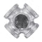 1/2" 3/4" 1" 5 Way Pipe Fitting Malleable Iron Galvanized Outlet Cross Female Tube Connector