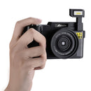 Amkov CD-RW WIFI 24MP 2.7K HD 4X Zoom Anti-Shake 3.0 Inch TFT Screen Digital Camera with 52mm Lens Adapter