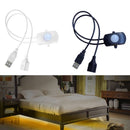 PIR Infrared Motion Sensor Detector USB LED Light Strip Switch for Corridor Closet DC5-24V
