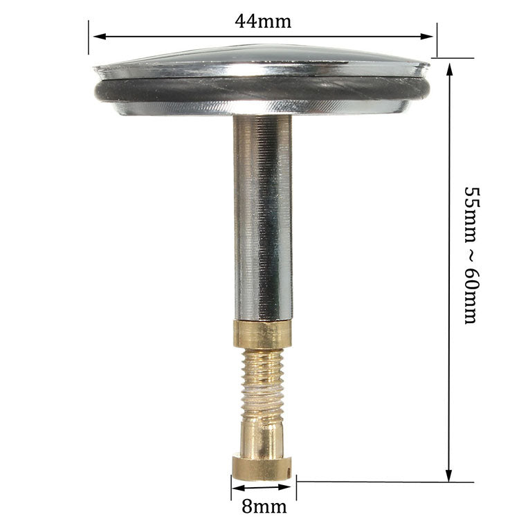 44mm Bathtub Chock Plug  Adjustable Replacement Pop Up Basin Sink Component