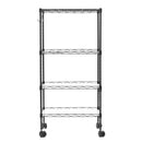 4 Tiers Storage Shelf Bookshelf Books Display Storage Racks Plants Stand Living Room Standing Shelves Books Magazine Organizer