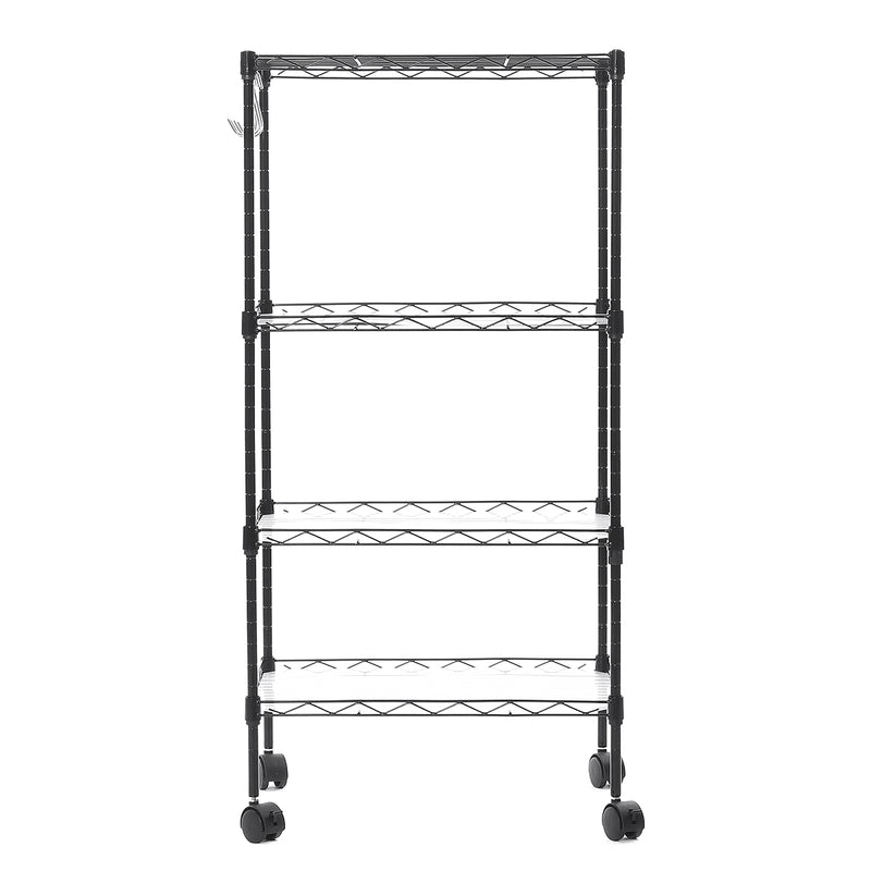 4 Tiers Storage Shelf Bookshelf Books Display Storage Racks Plants Stand Living Room Standing Shelves Books Magazine Organizer