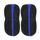 8Pcs Polyester Fabric Car Front and Back Seat Cover Cushion Protector Universal for Five Seats Car