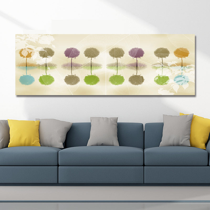 DYC 10627 Single Spray Oil Paintings Cartoon Plant Painting For Home Decoration Paintings Wall Art