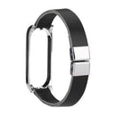 Bakeey Retro Butterfly Push Button Deployment Buckle PU Leather Watch Band Strap Replacement for Xiaomi Mi band 3 Xiaomi Mi band 4